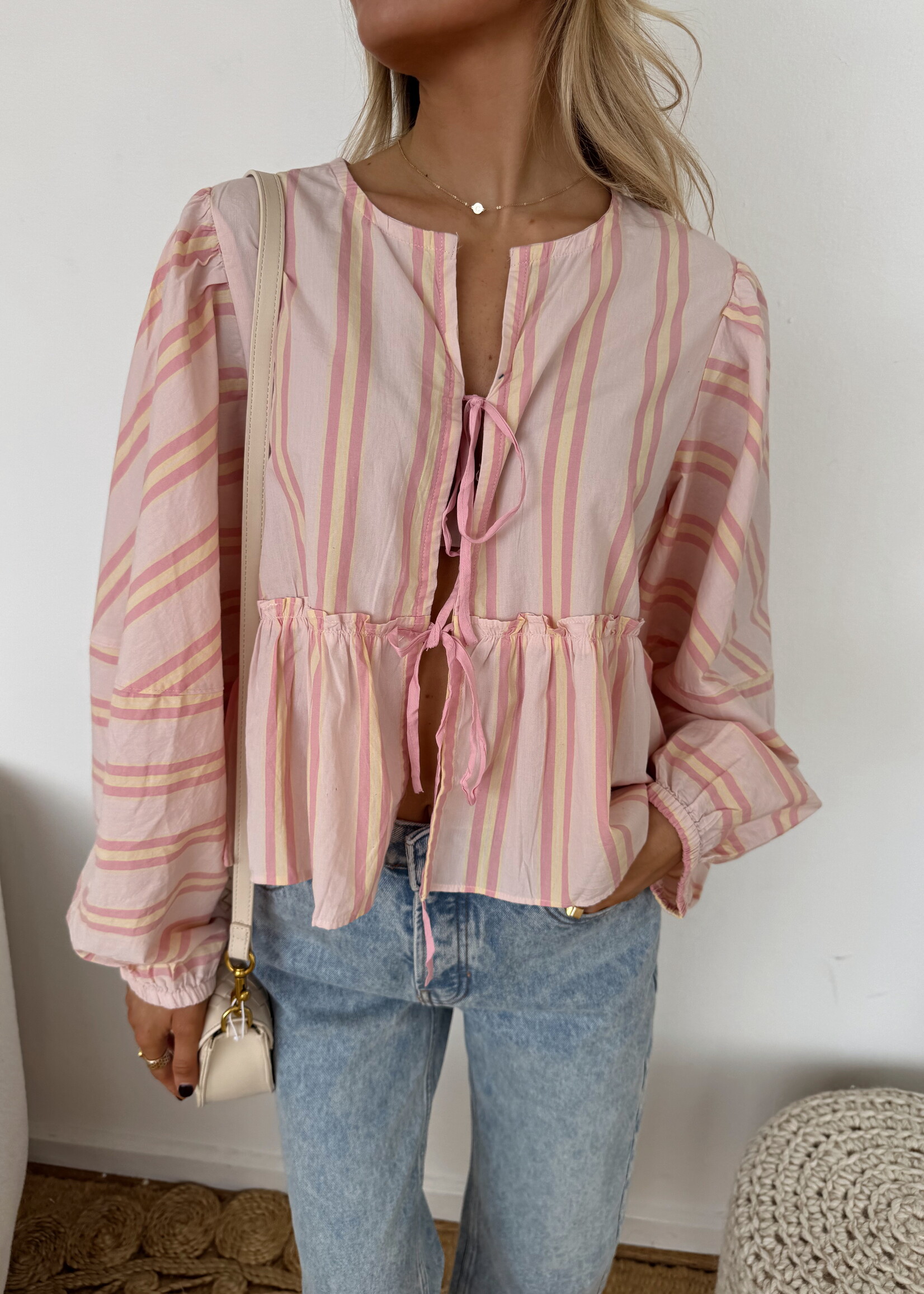 Free People Brunch Babe Blouse