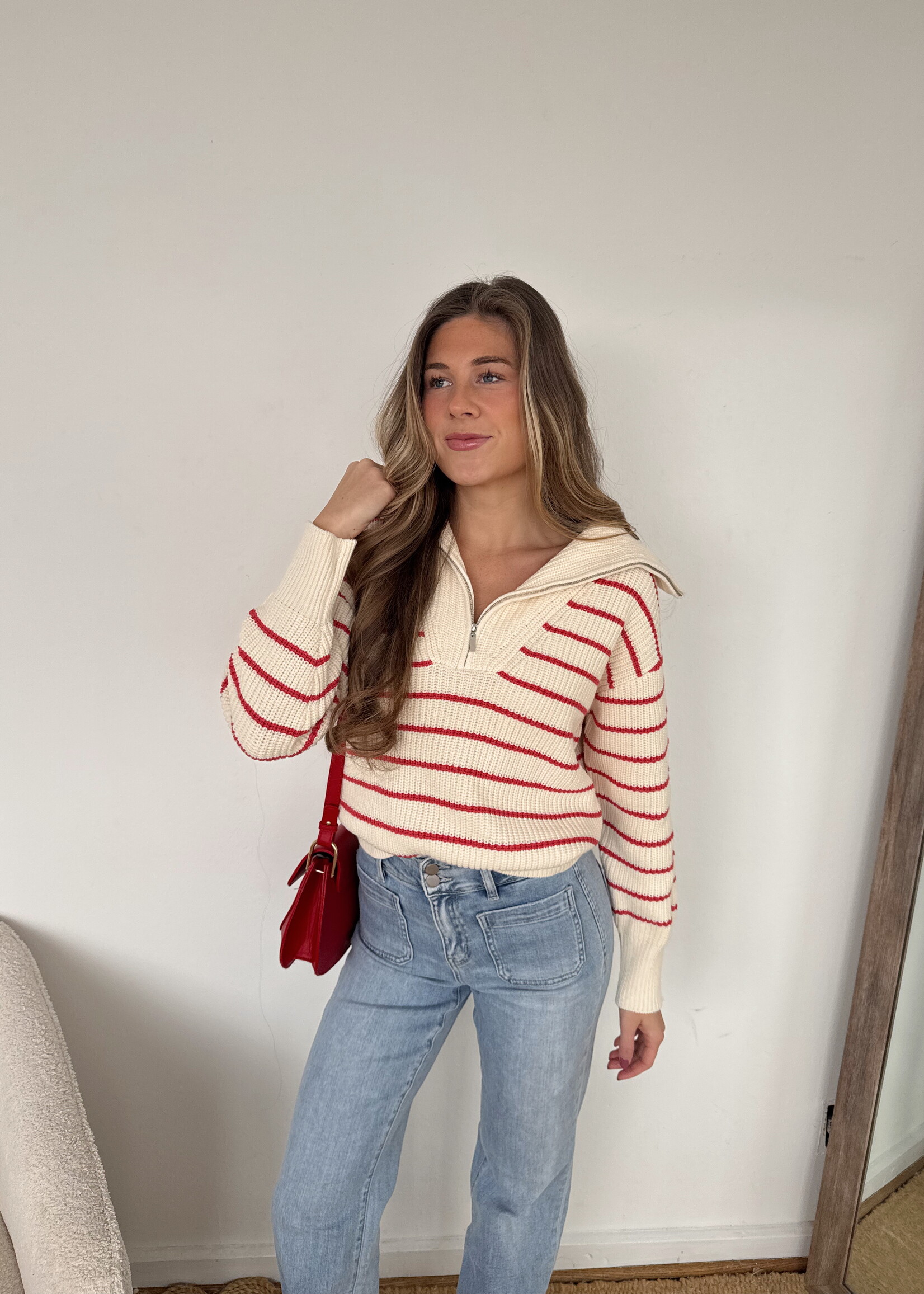 Z Supply Villa Half Zip Sweater