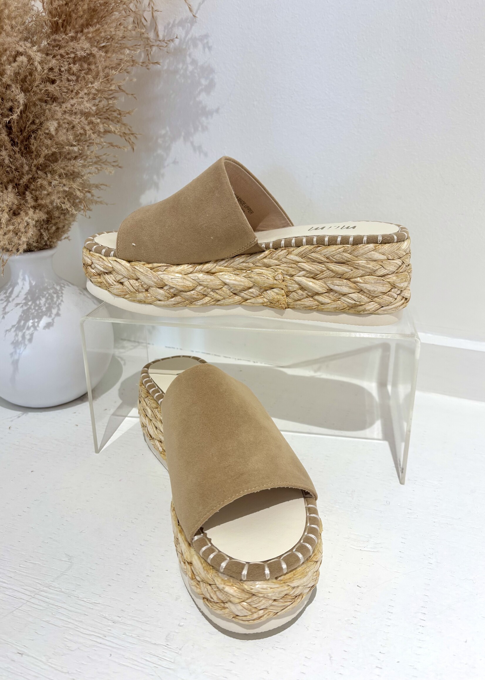 Pablos Open Toe Platform Wedge Sandal