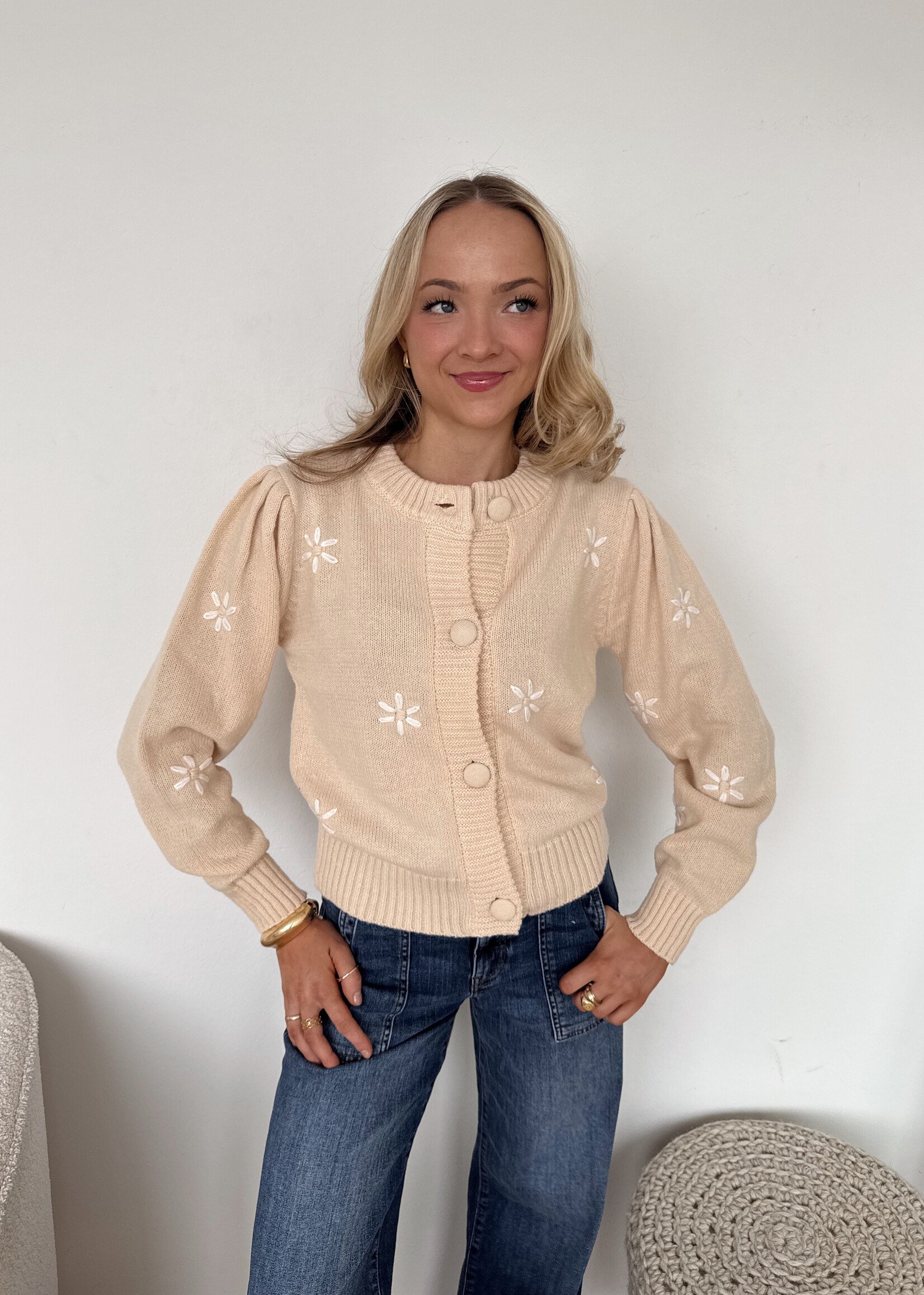 Lida Daisy Button Up Cardigan