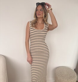 Z Supply Gisele Stripe Midi Dress