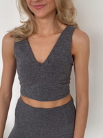 Free People Never Better Heather Crop