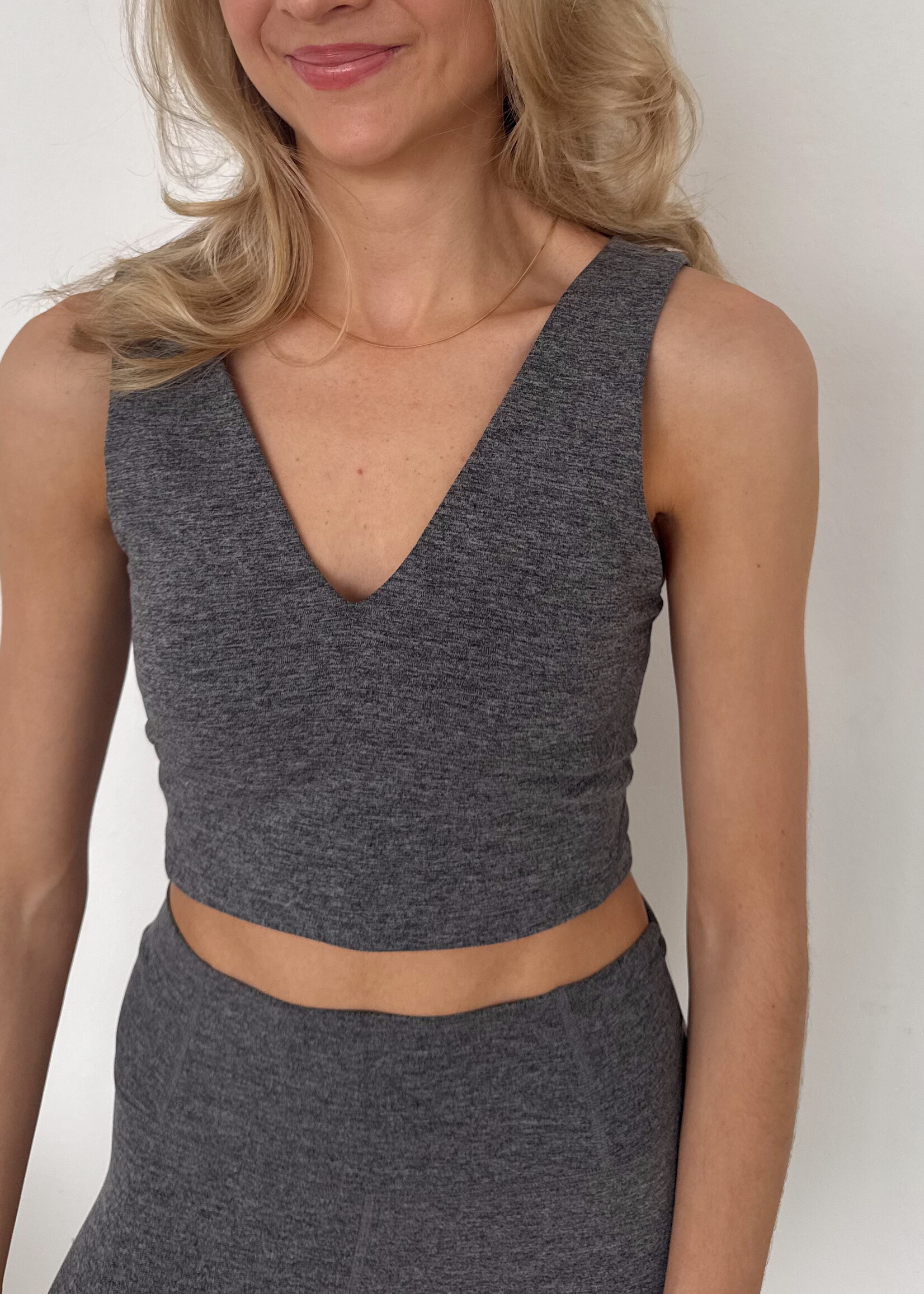 Free People Never Better Heather Crop
