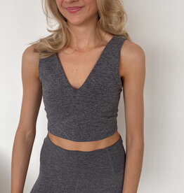 Free People Never Better Heather Crop