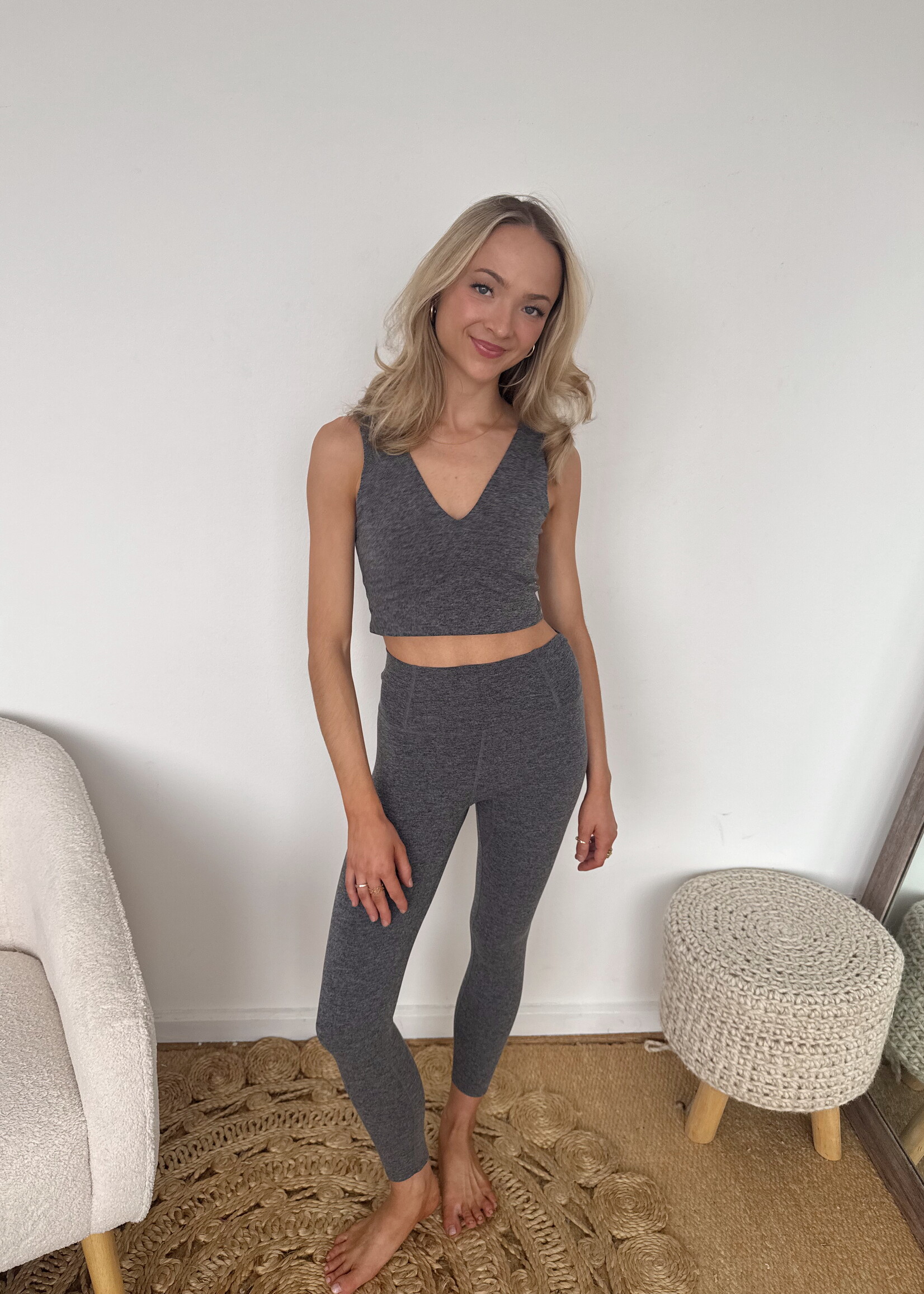 Free People Never Better Heather Crop