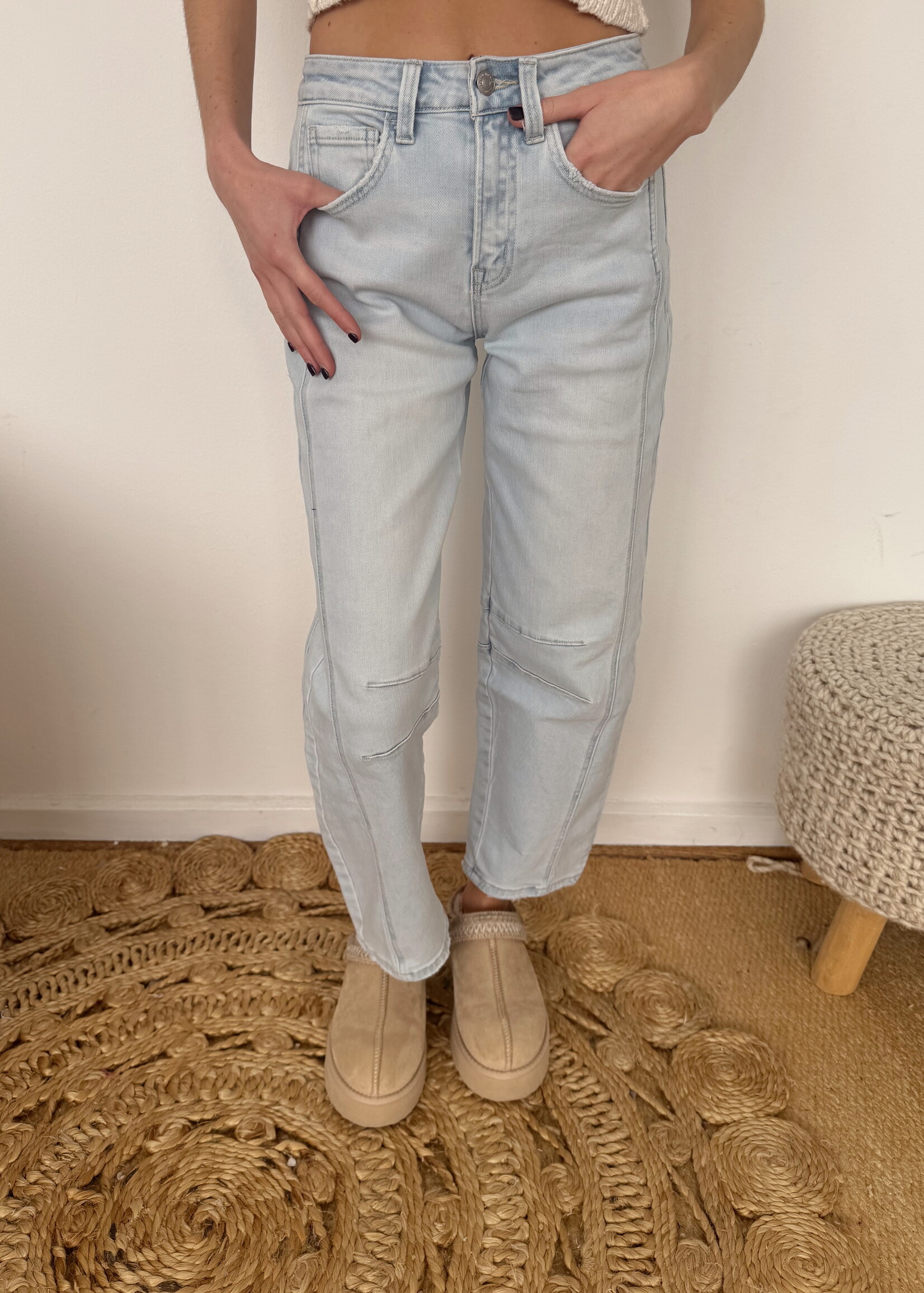 Bryony High Rise Barrel Jean