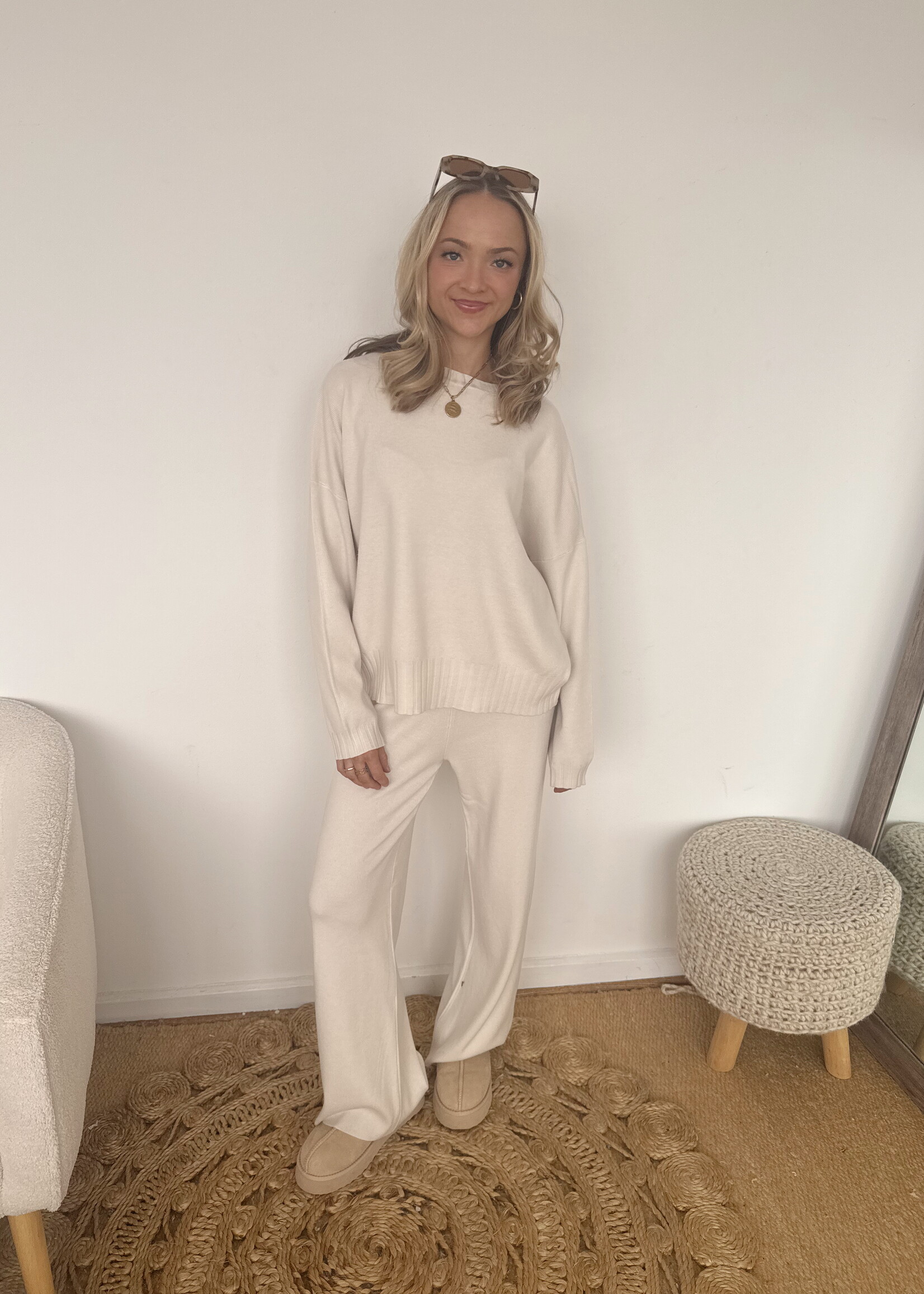 Maise Comfy Knit Wide Leg Pants