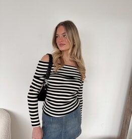 Sutton Off - Shoulder Rib Top