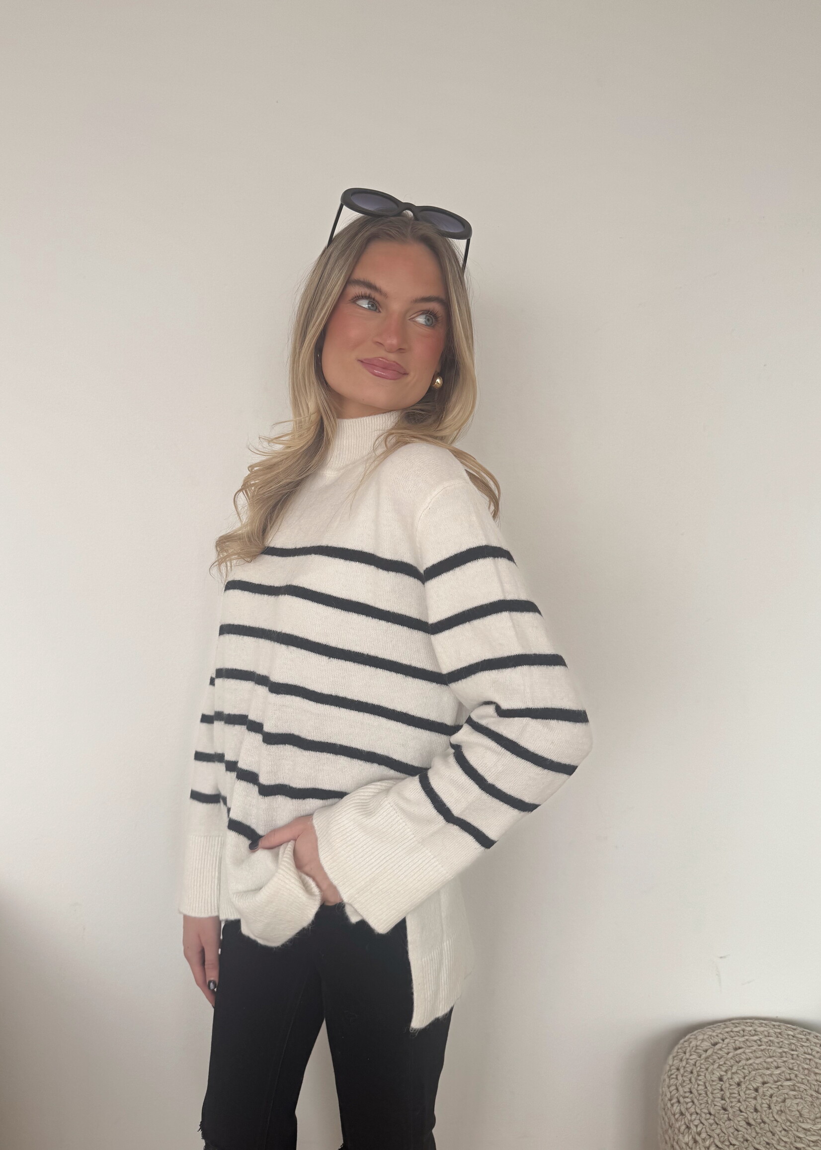 Z Supply Fin Stripe Sweater