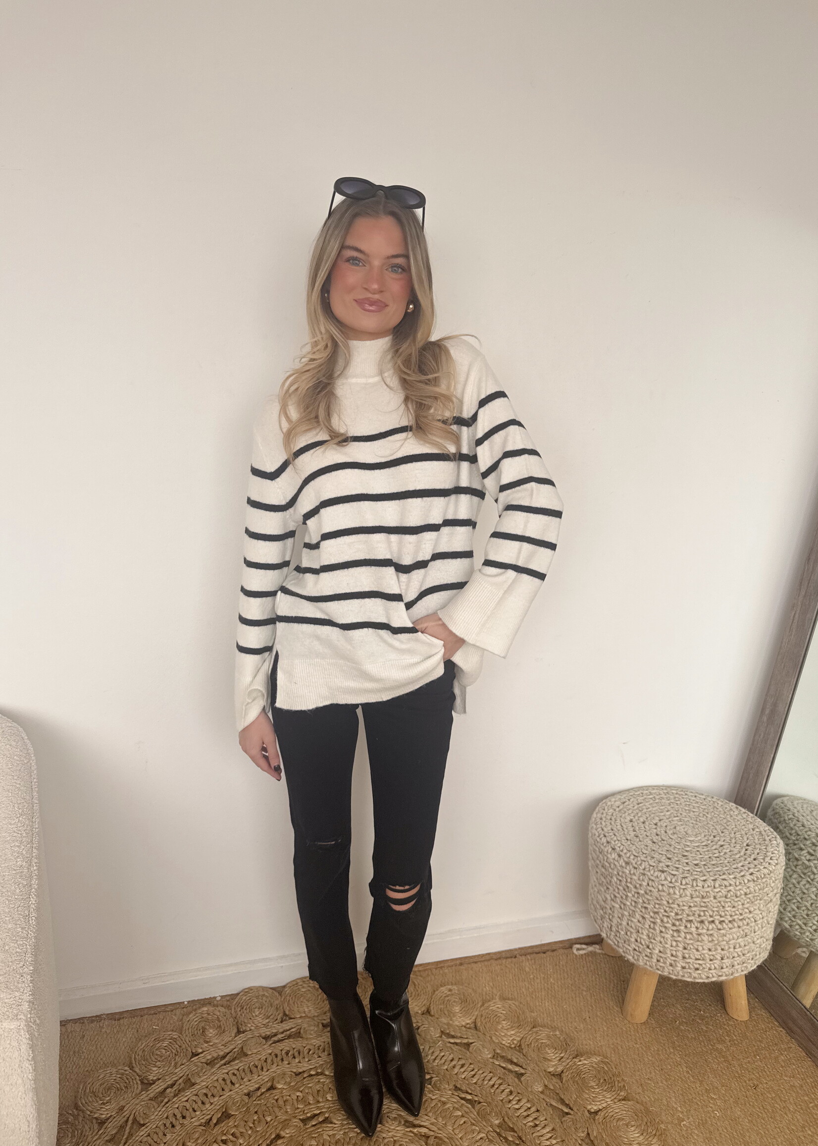 Z Supply Fin Stripe Sweater