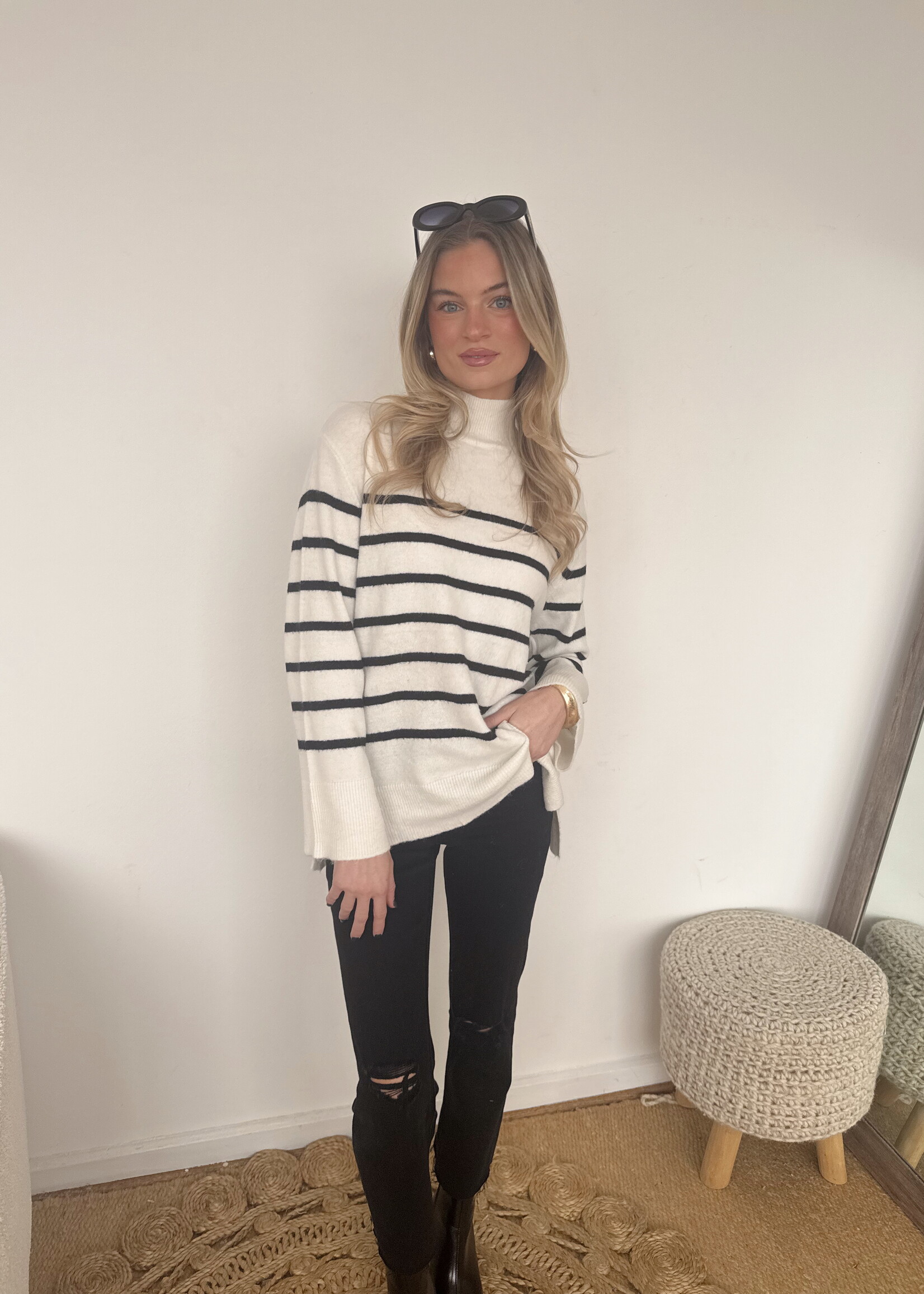 Z Supply Fin Stripe Sweater