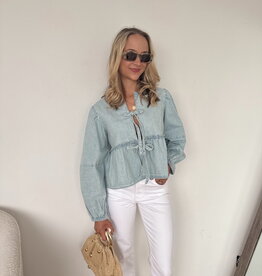 Free People Denim Brunch Babe