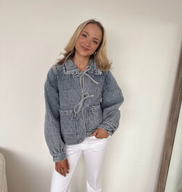 Colette Quilted Denim Jacket
