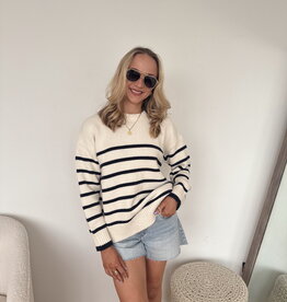 Z Supply Boyfriend Stripe Sweater