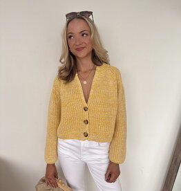 Lina Half Button Up Cardigan