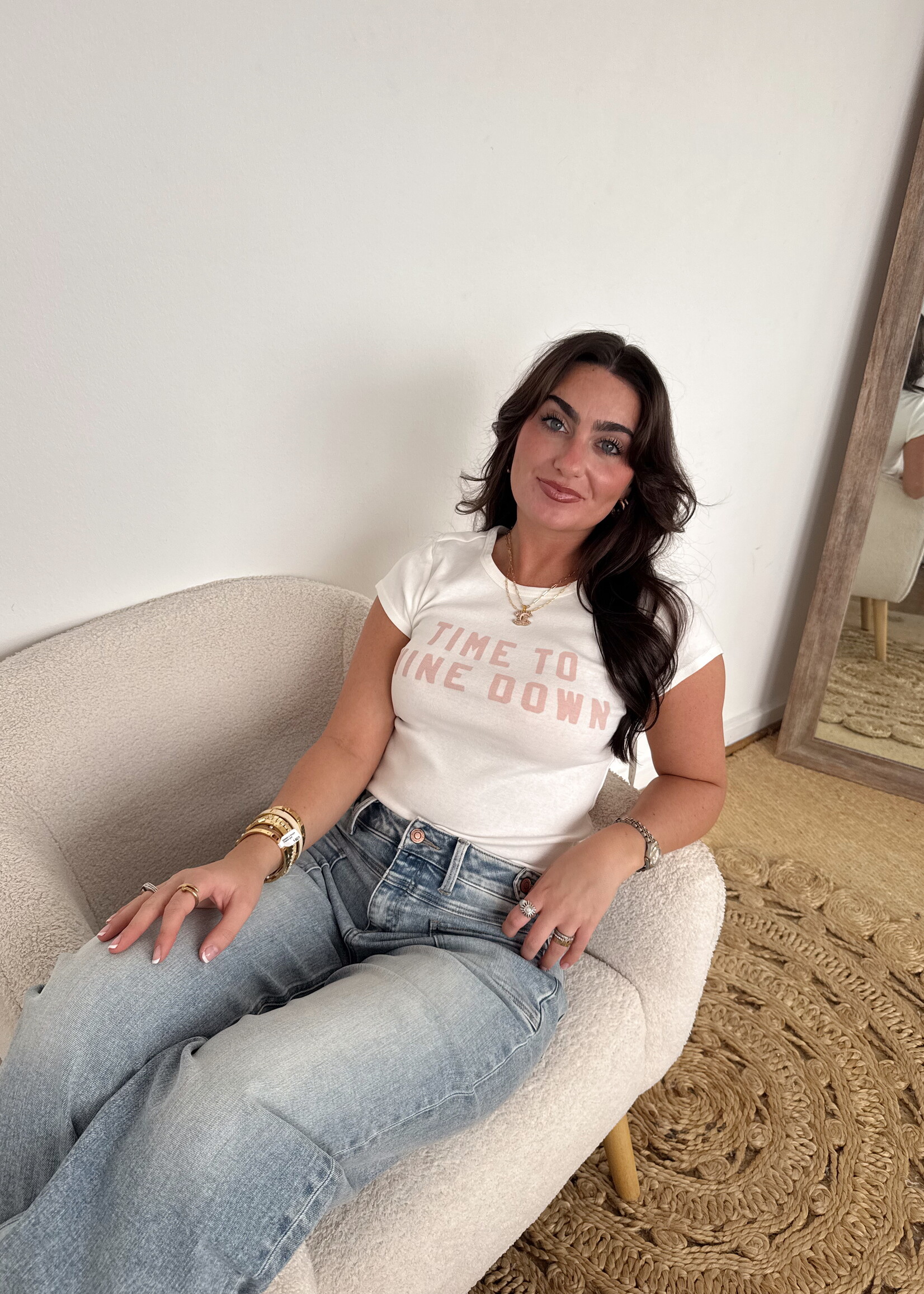 Z Supply Wine Down Cheeky Tee