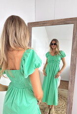 Emerson Puff Sleeve Midi Dress