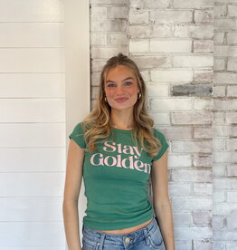 Z Supply Stay Golden Cheeky Tee