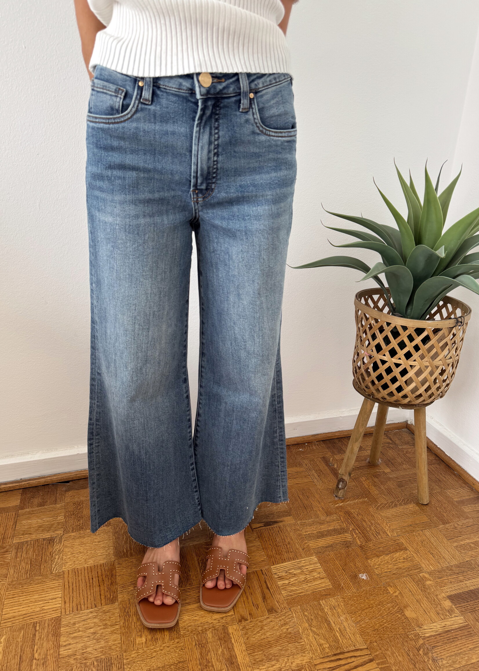 Ryan High Rise Fab Ab Super Wide Jeans