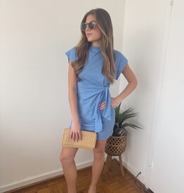 Alanna Short Sleeve Side Tie Dress