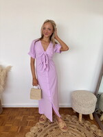 Alejandra Tie Front Button Down Dress
