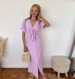 Alejandra Tie Front Button Down Dress