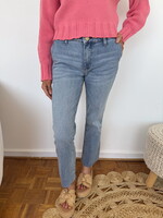 Kelsey Mid Rise Ankle Flare Jean