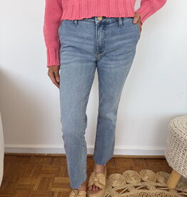 Kelsey Mid Rise Ankle Flare Jean