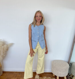 Deena Patch Pocket Wide Leg