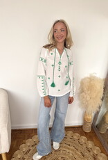 Shannon Long Sleeve Embroidered Top