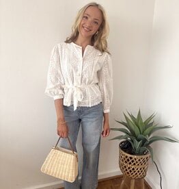 Bray Eyelet Top