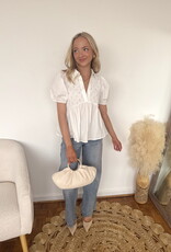 Andromedia Short Puff Sleeve Top