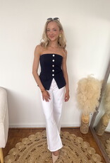 Covin Knit Strapless Vest