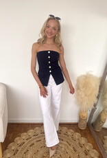 Covin Knit Strapless Vest