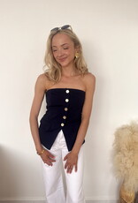 Covin Knit Strapless Vest