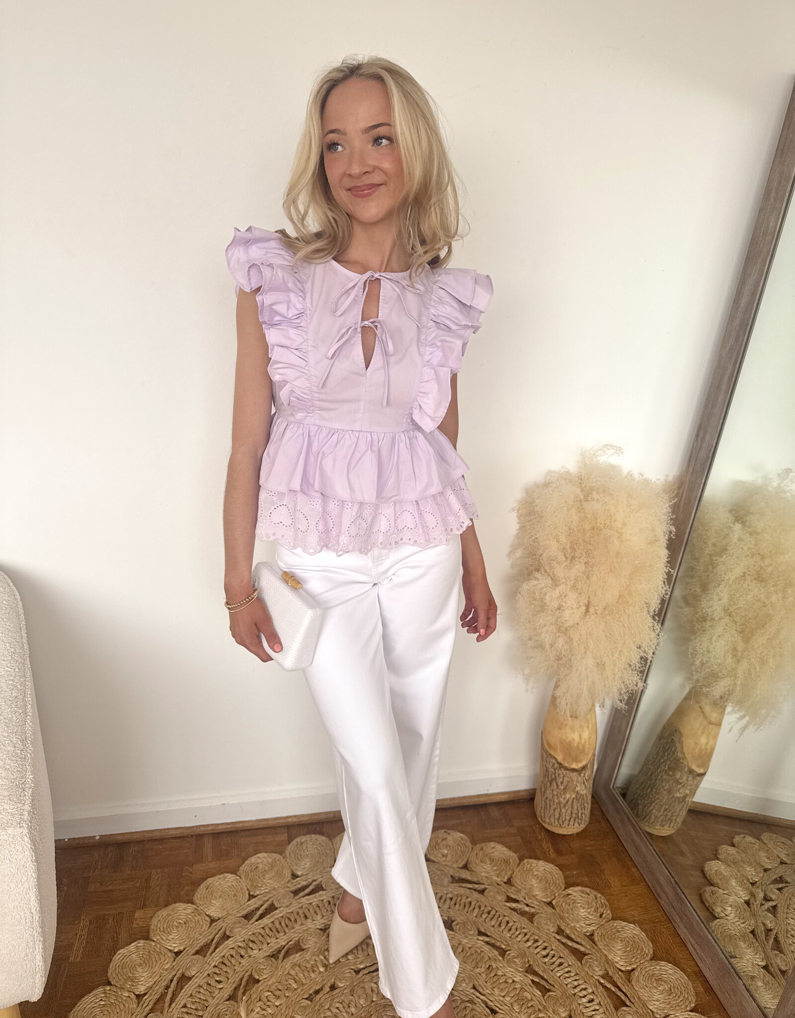 Angeline Flutter Sleeve Top