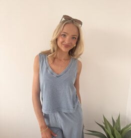 Z Supply Sloane V-Neck Denim Tank