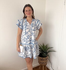 Mae Floral Printed Mini Dress