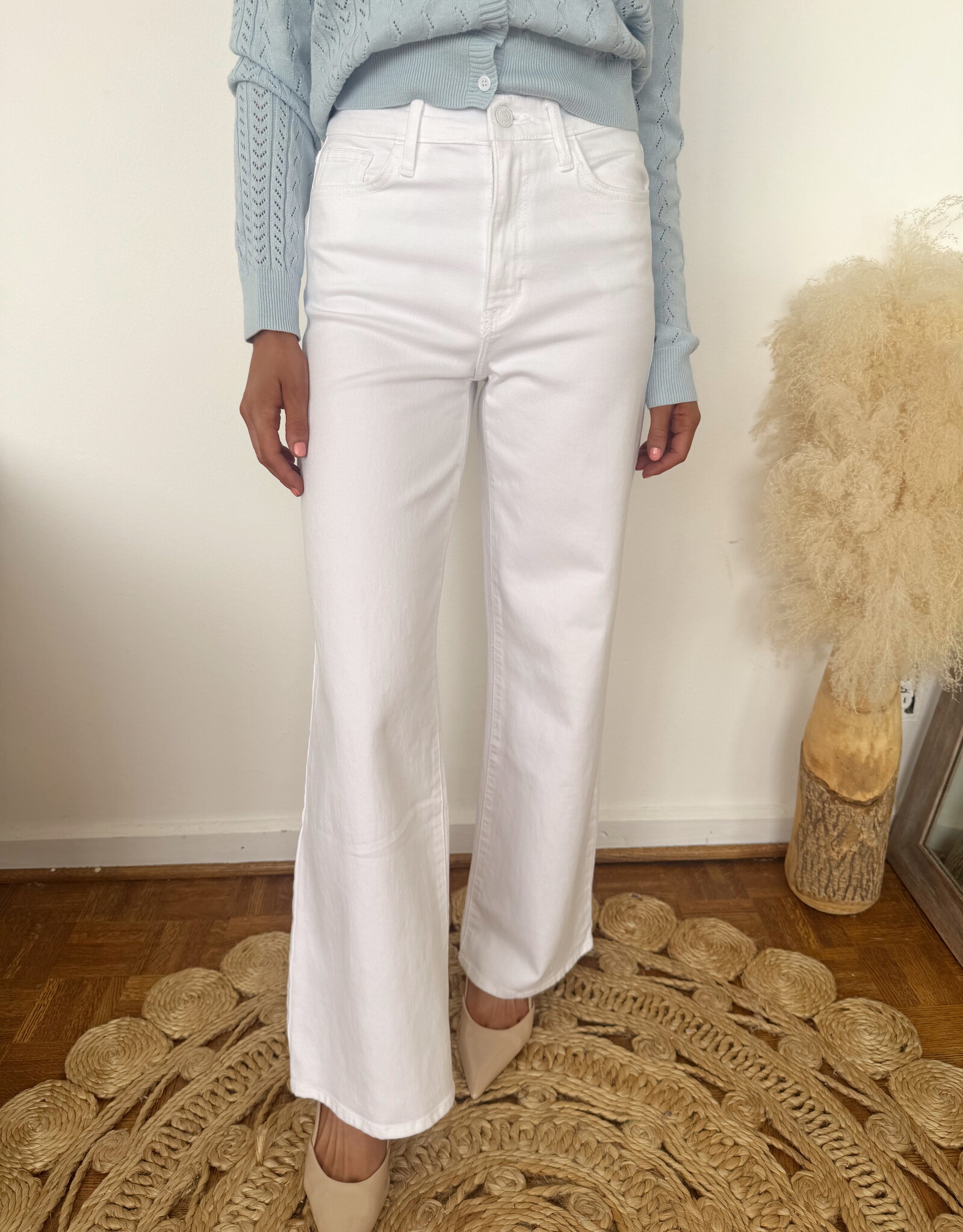 Abigale Mid Rise Wide Leg Jean