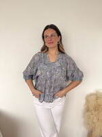 Ana Printed Long Sleeve Top
