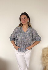 Ana Printed Long Sleeve Top