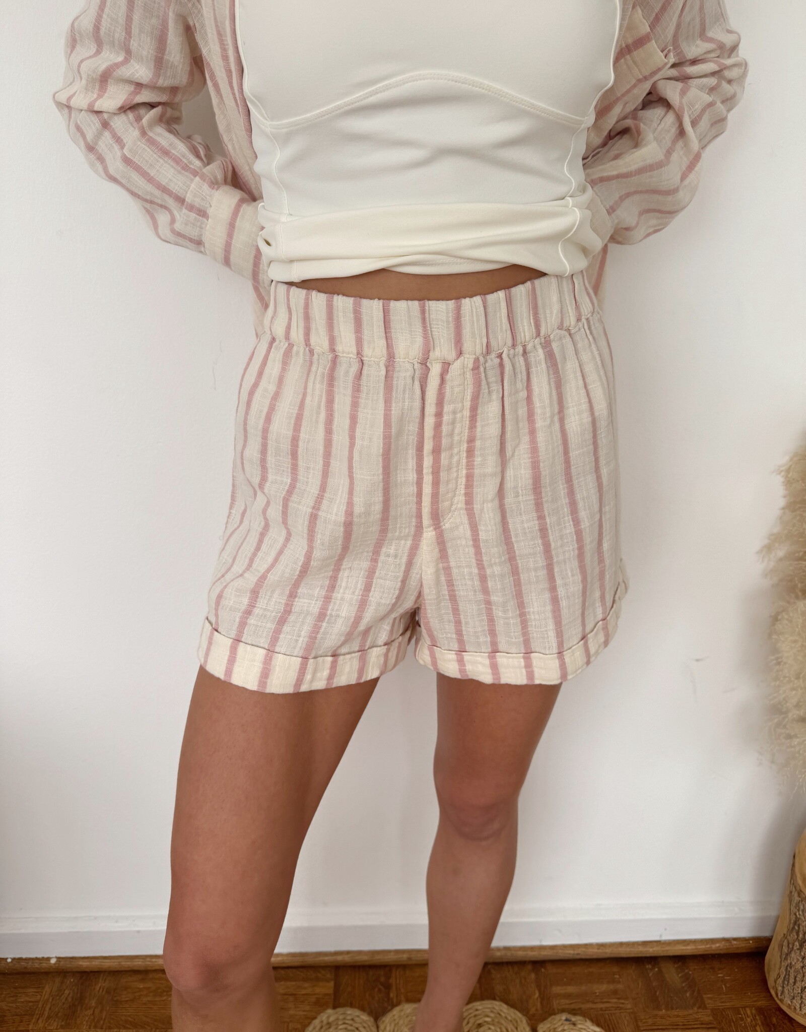 Z Supply Morning Stripe Short