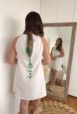 Suzie Embroidered Mini Dress