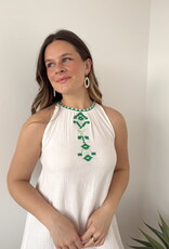 Suzie Embroidered Mini Dress