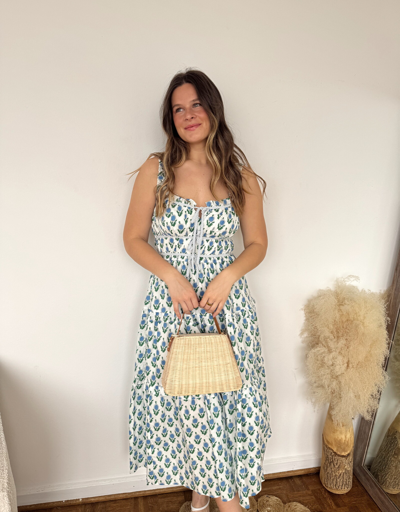 Arabella Floral Printed Sleeveless Maxi Dress