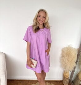 Juniper Short Sleeve Shift Mini Dress