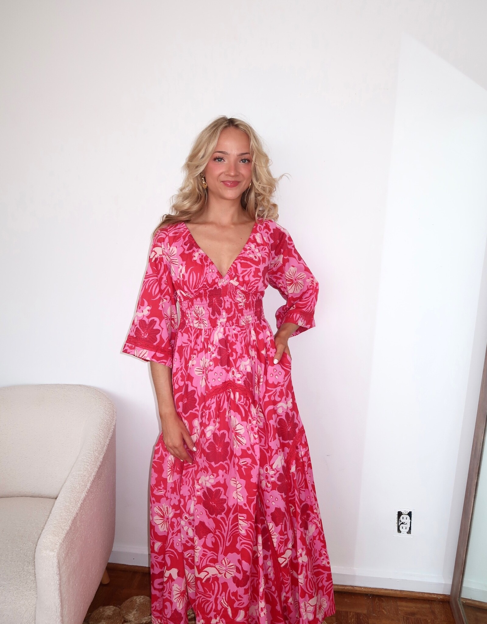 Free People Printed Dixie Maxi
