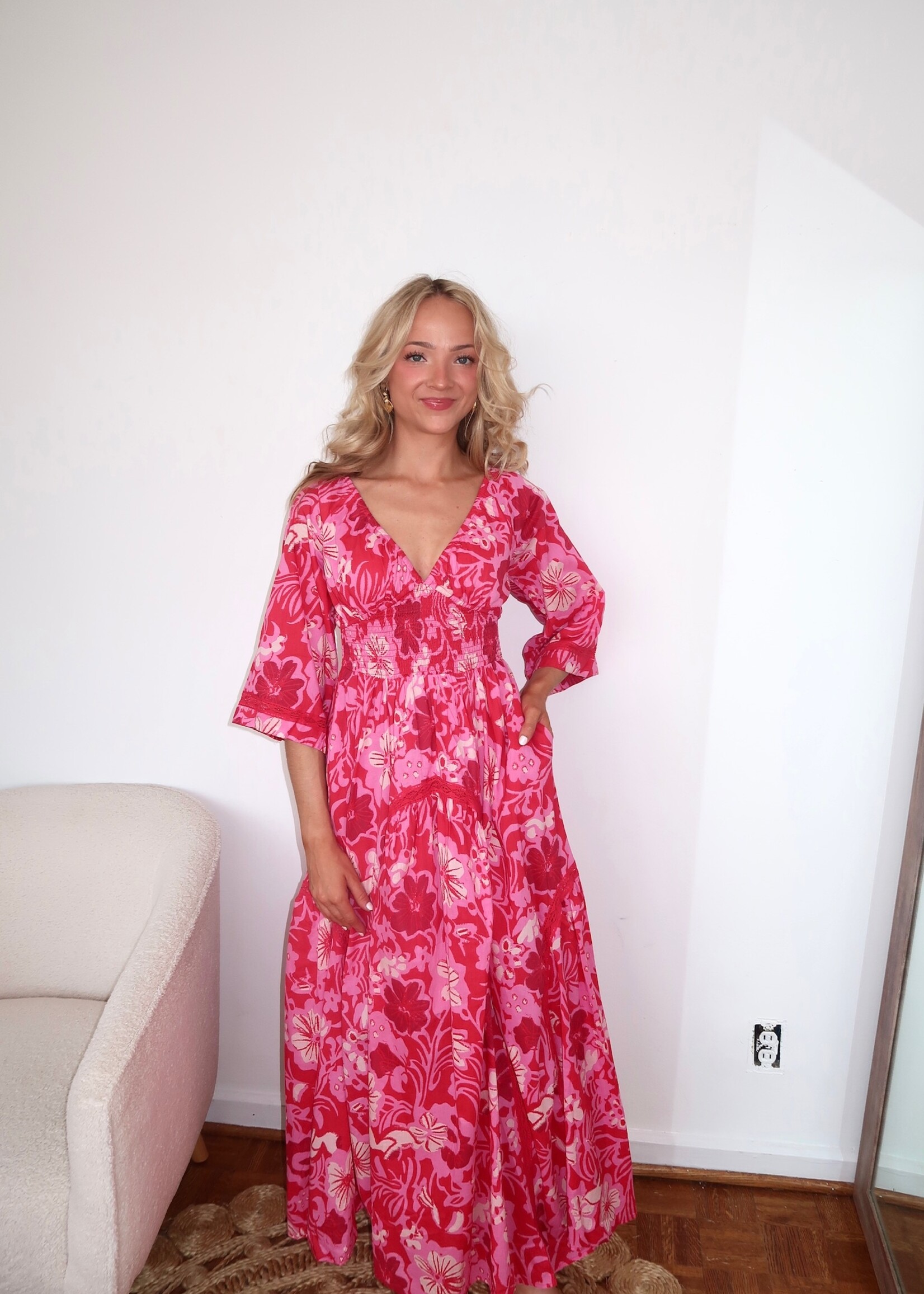 Free People Printed Dixie Maxi