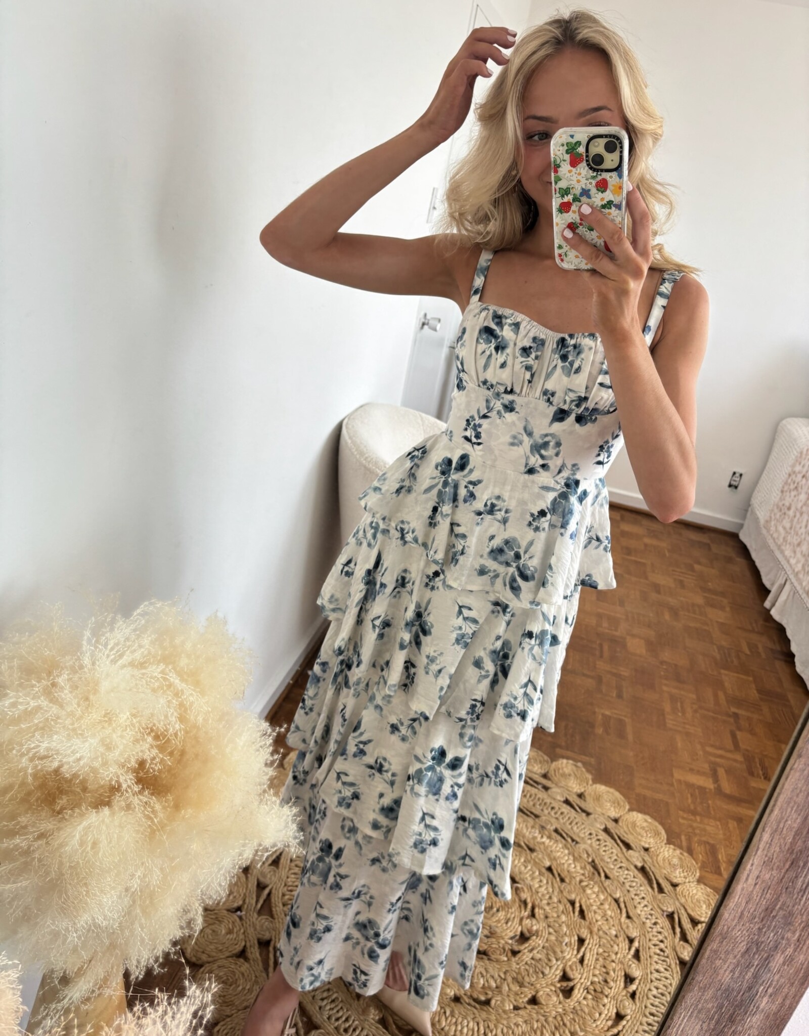 Livie Floral Tier Maxi Dress