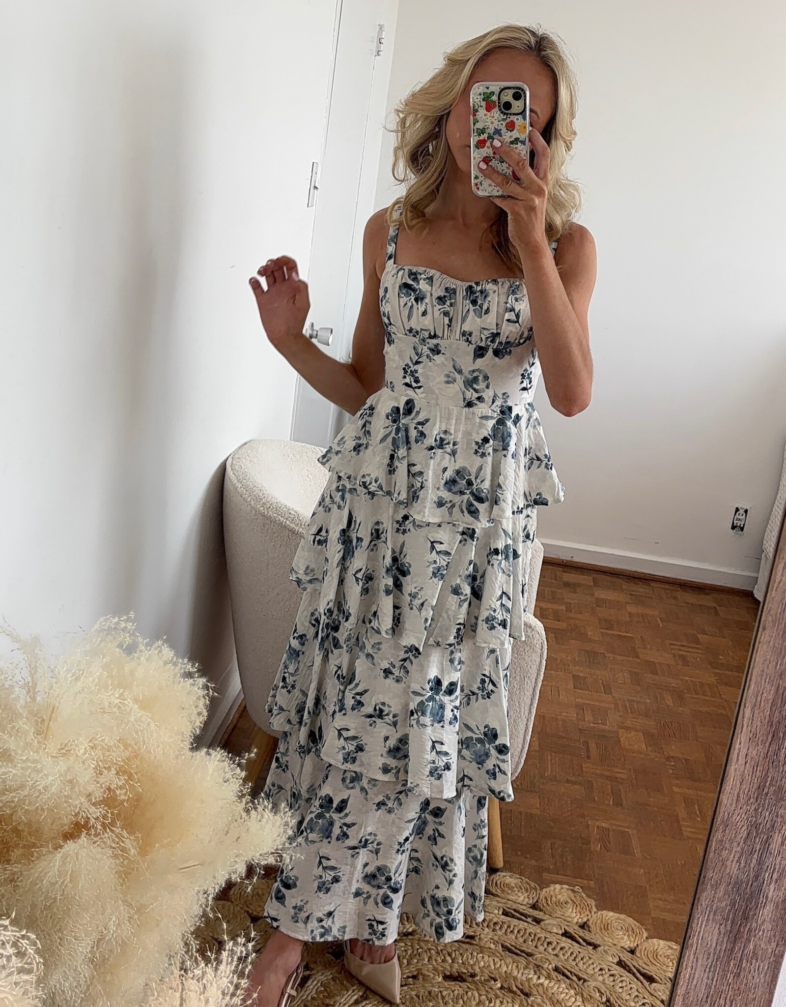 Livie Floral Tier Maxi Dress